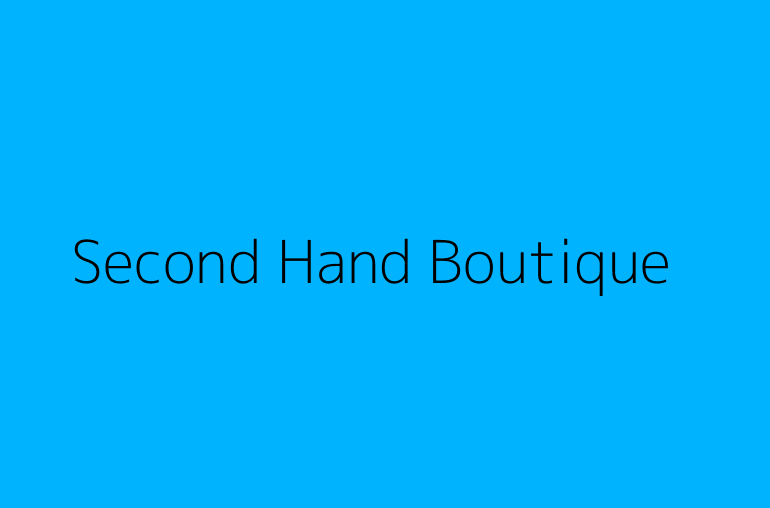 Second Hand Boutique